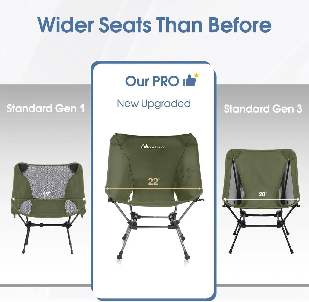 Chaise de camping portable et chaise pliante pour la randonnée et la randonnée