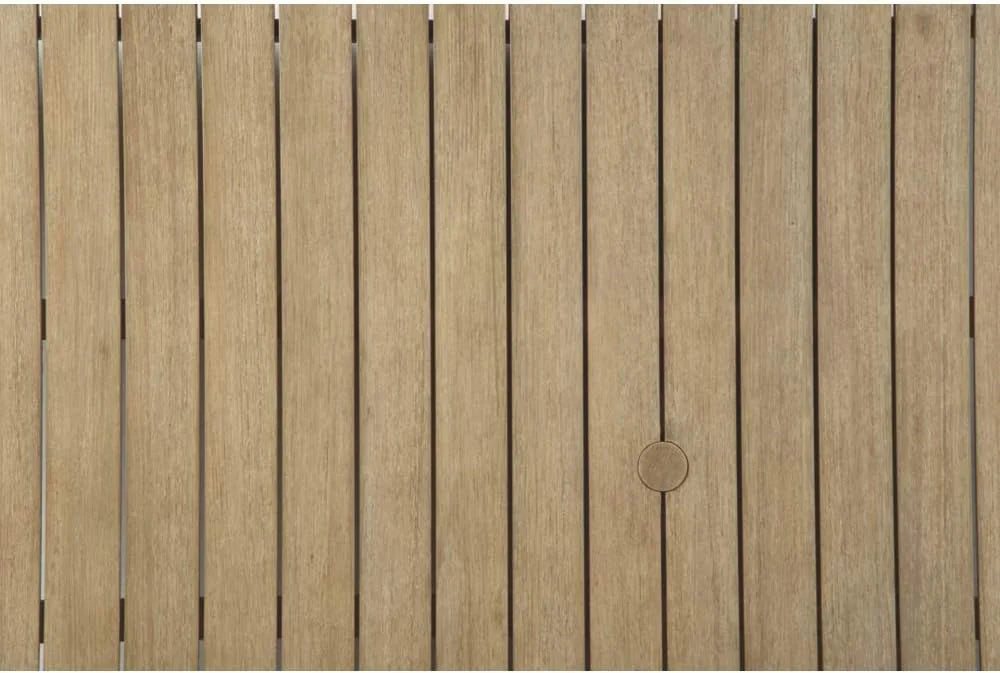 Terrasse extérieure avec vue sur la côte et canapé en eucalyptus