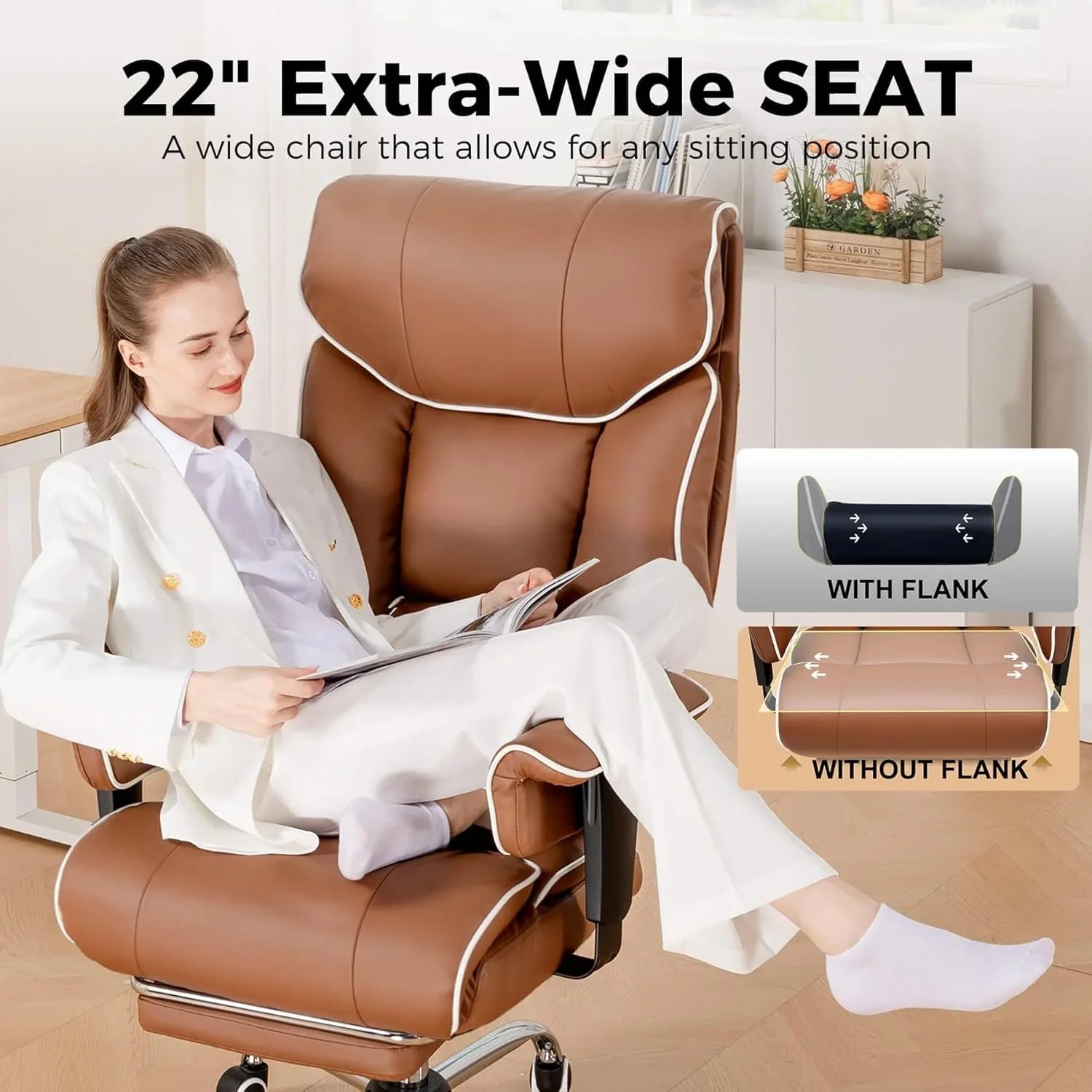 Grande chaise de jeu haute et robuste de 400 lb