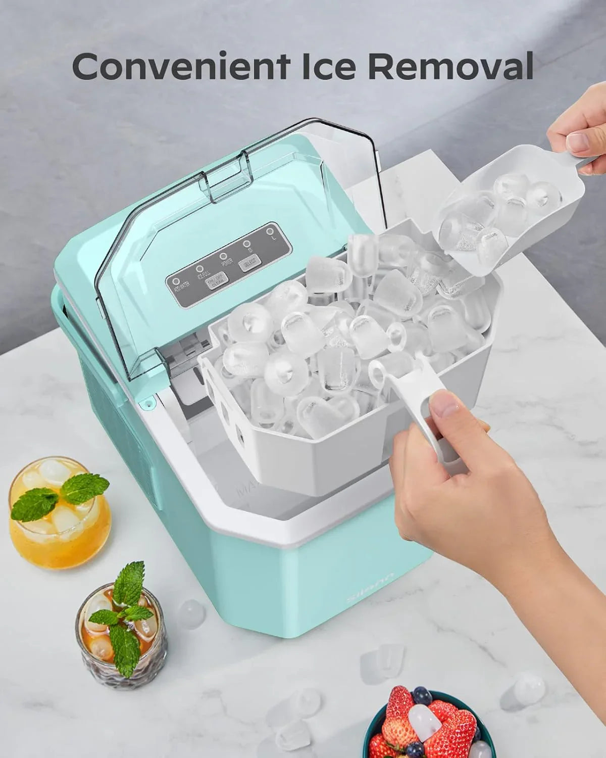 Machine à glace à mâcher Silonn avec fonction autonettoyante