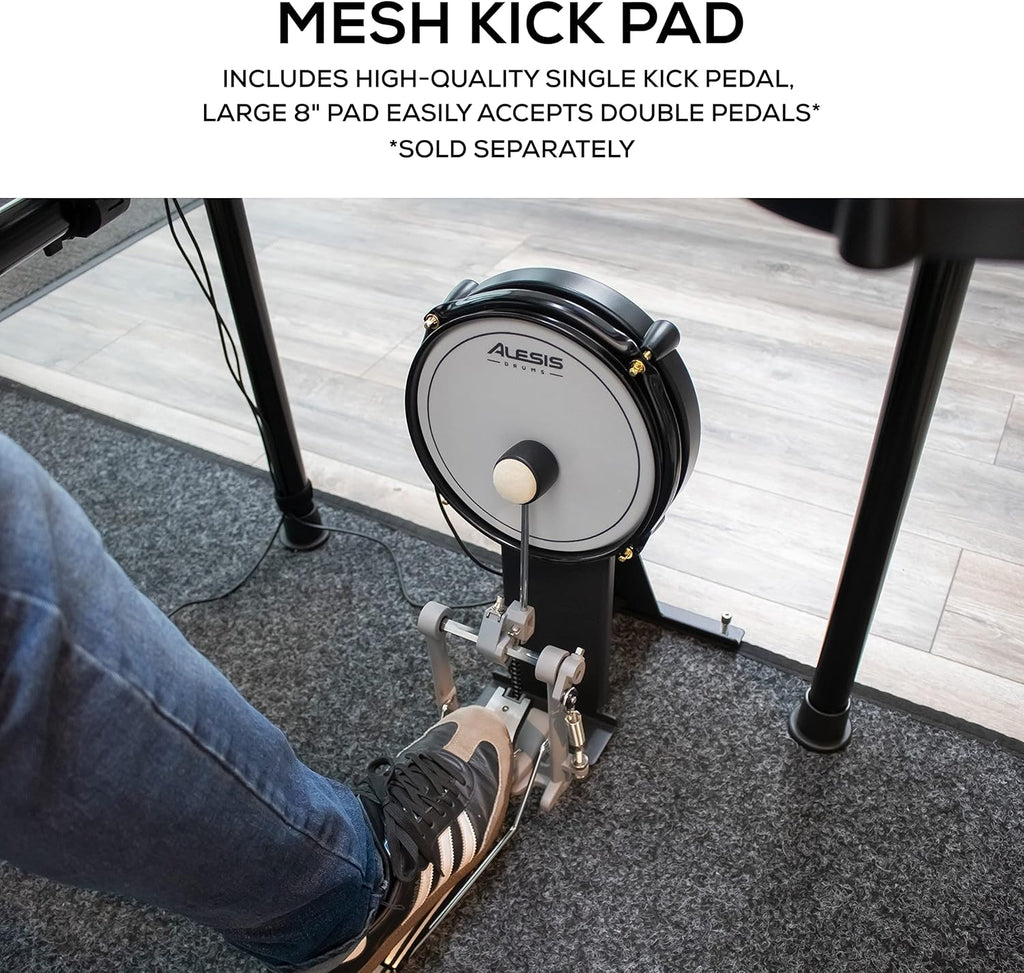 Kit de batterie électrique Alesis Command Mesh SE avec connexion USB et MIDI, 600 sons