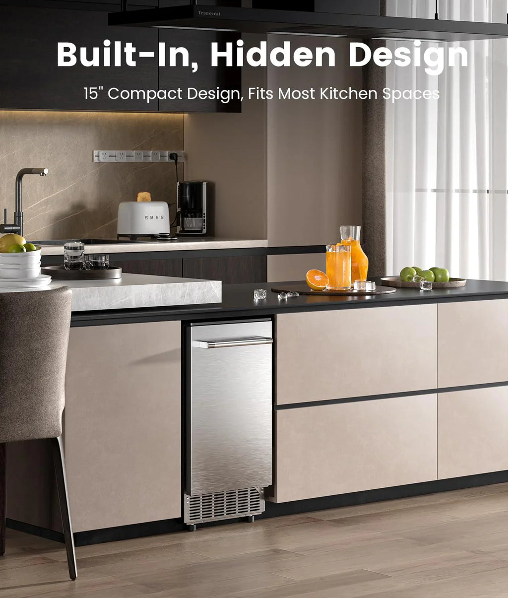 La machine à glaçons portable de comptoir Ecozy produit 9 glaçons en 6 minutes