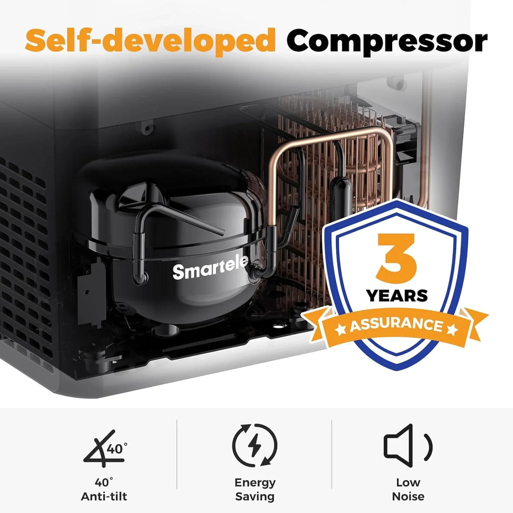 Réfrigérateur portable 12 V 21 litres, autonomie de 50 heures, glacière électrique pour voiture