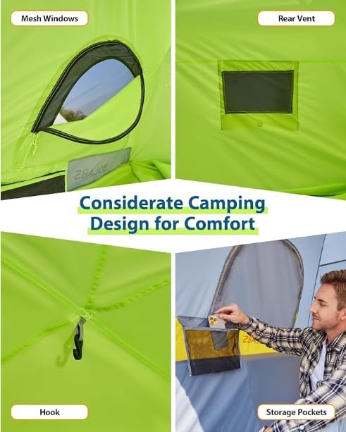 Tente de lit portable pour camion avec housse de pluie supplémentaire pour le camping et les activités de plein air