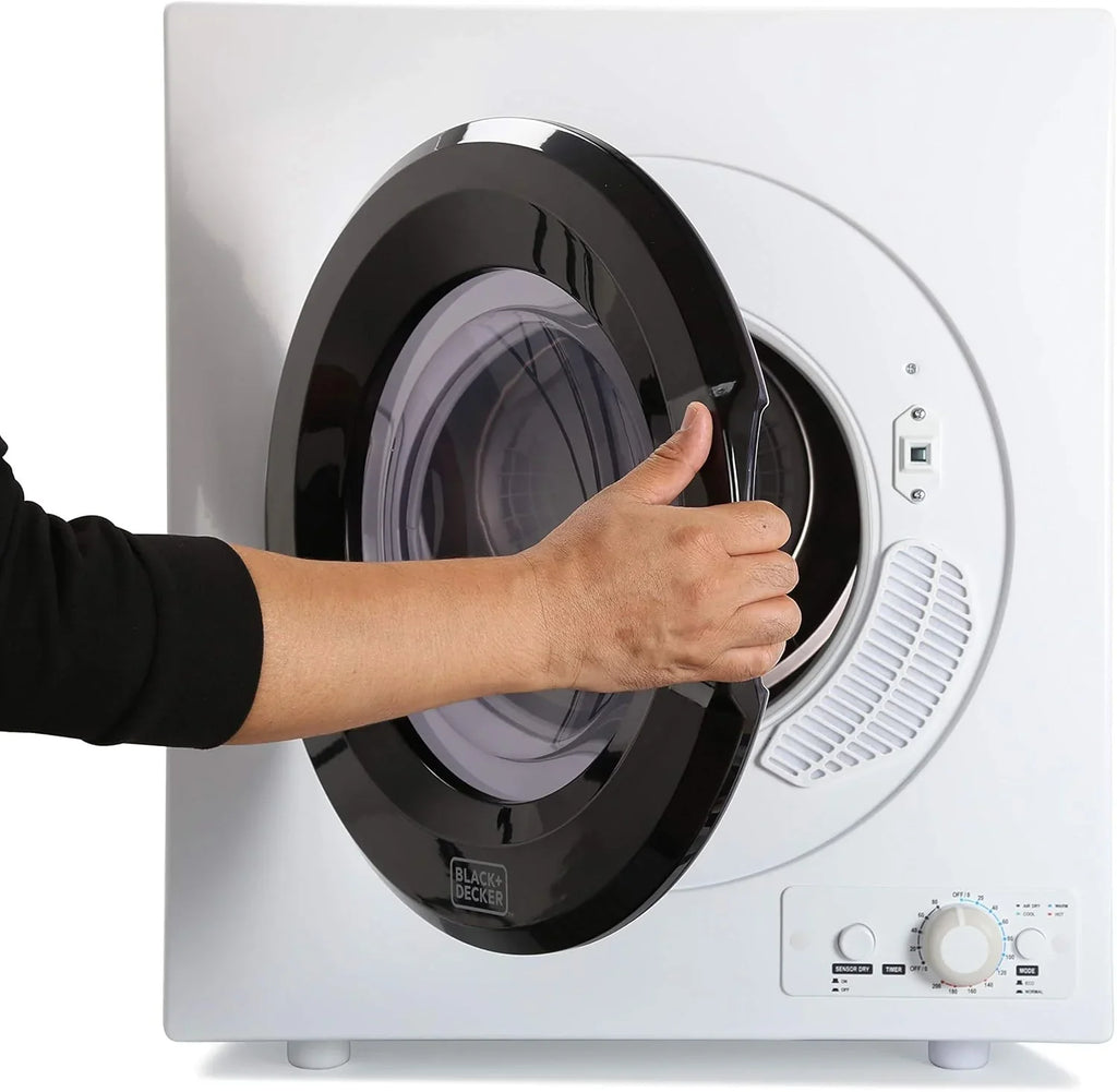 Sèche-linge compact, sèche-linge électrique de 1,5 pi³, 850 W, sèche-linge portatif ventilé de 120 V
