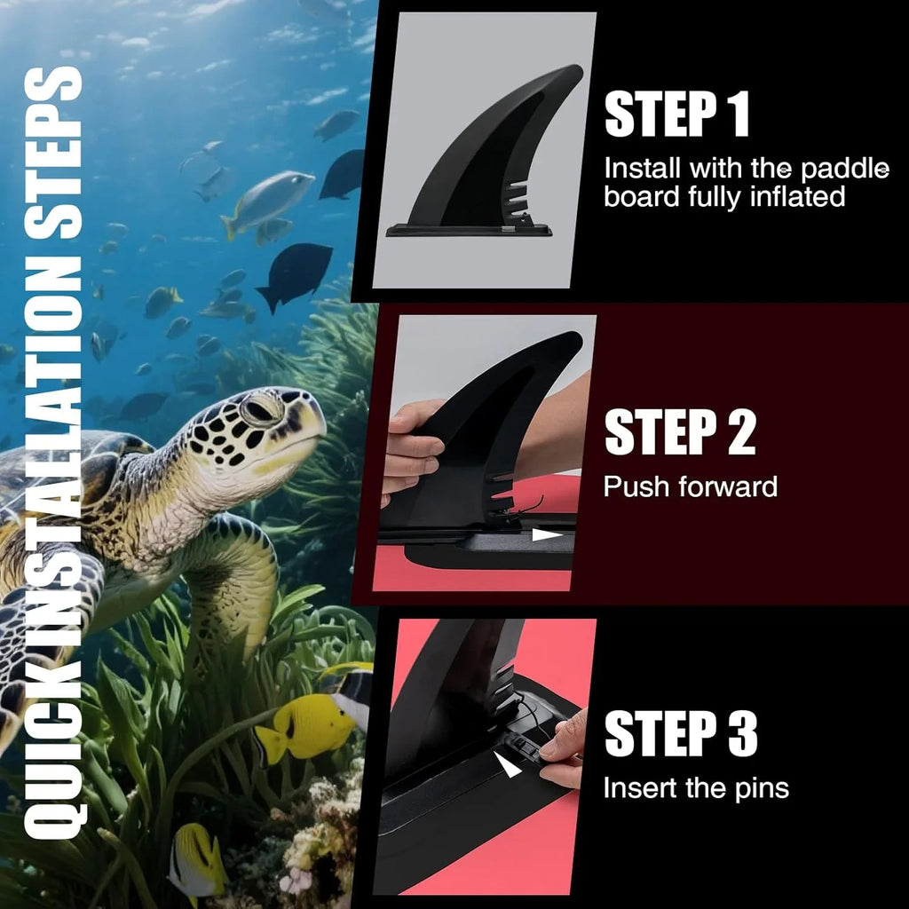 Planche de stand up paddle gonflable FunWater avec accessoires de pagaie SUP haut de gamme, pont EVA antidérapant, pagaie 11'/10'6'