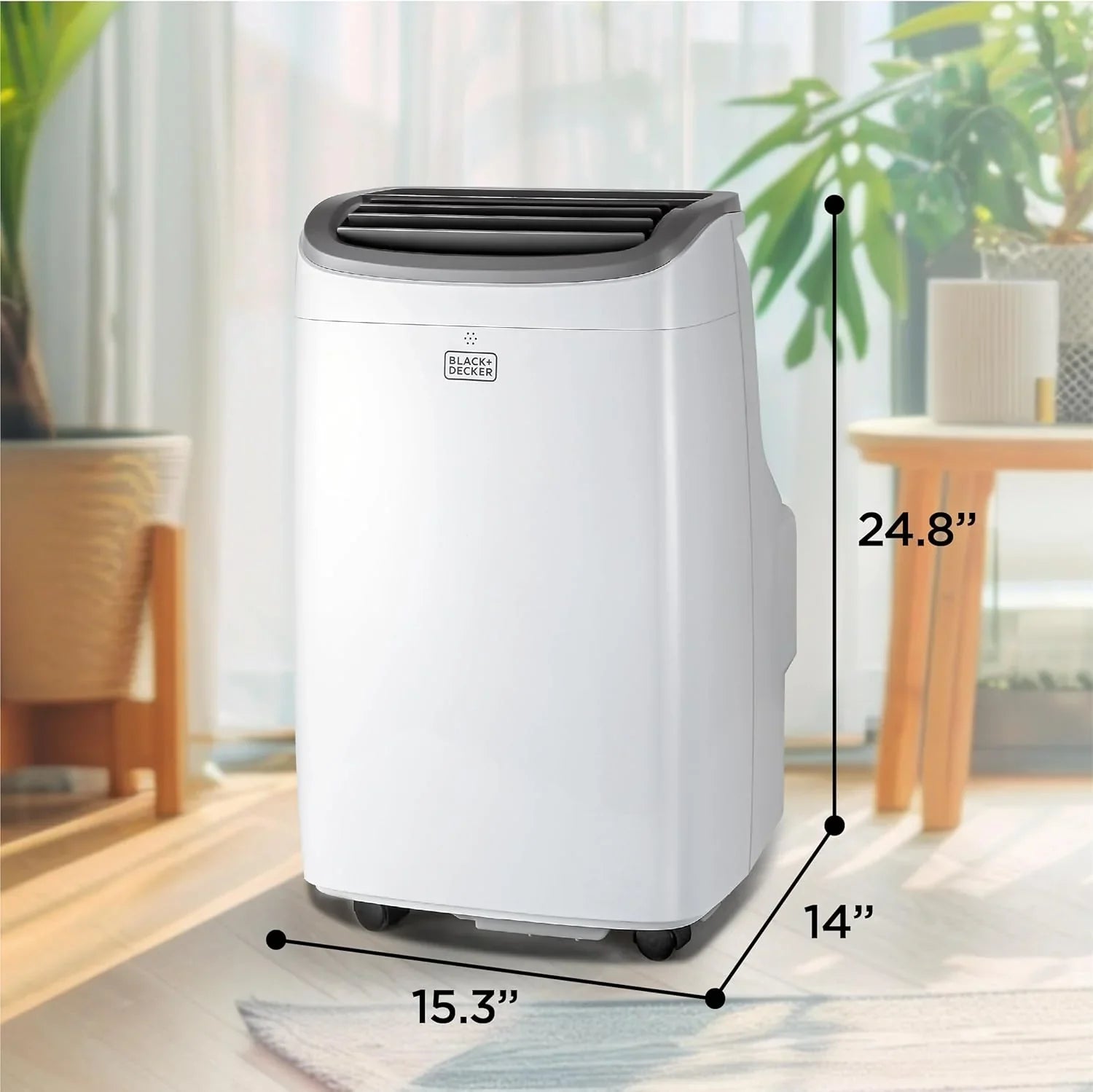 Climatiseur portatif BLACK+DECKER 10 000 BTU pour pièces jusqu'à 450 pi² avec télécommande