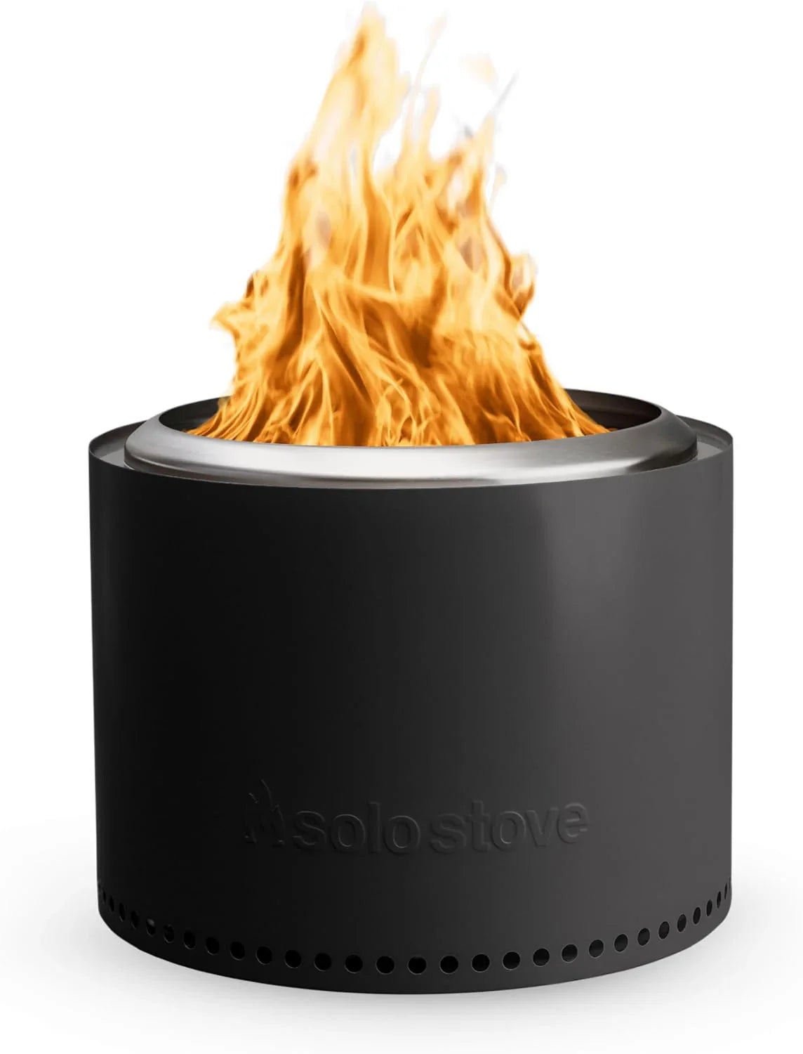 Solo Stove Bonfire 2.0 avec support, foyer sans fumée de 19,5 pouces, foyer à bois en acier inoxydable