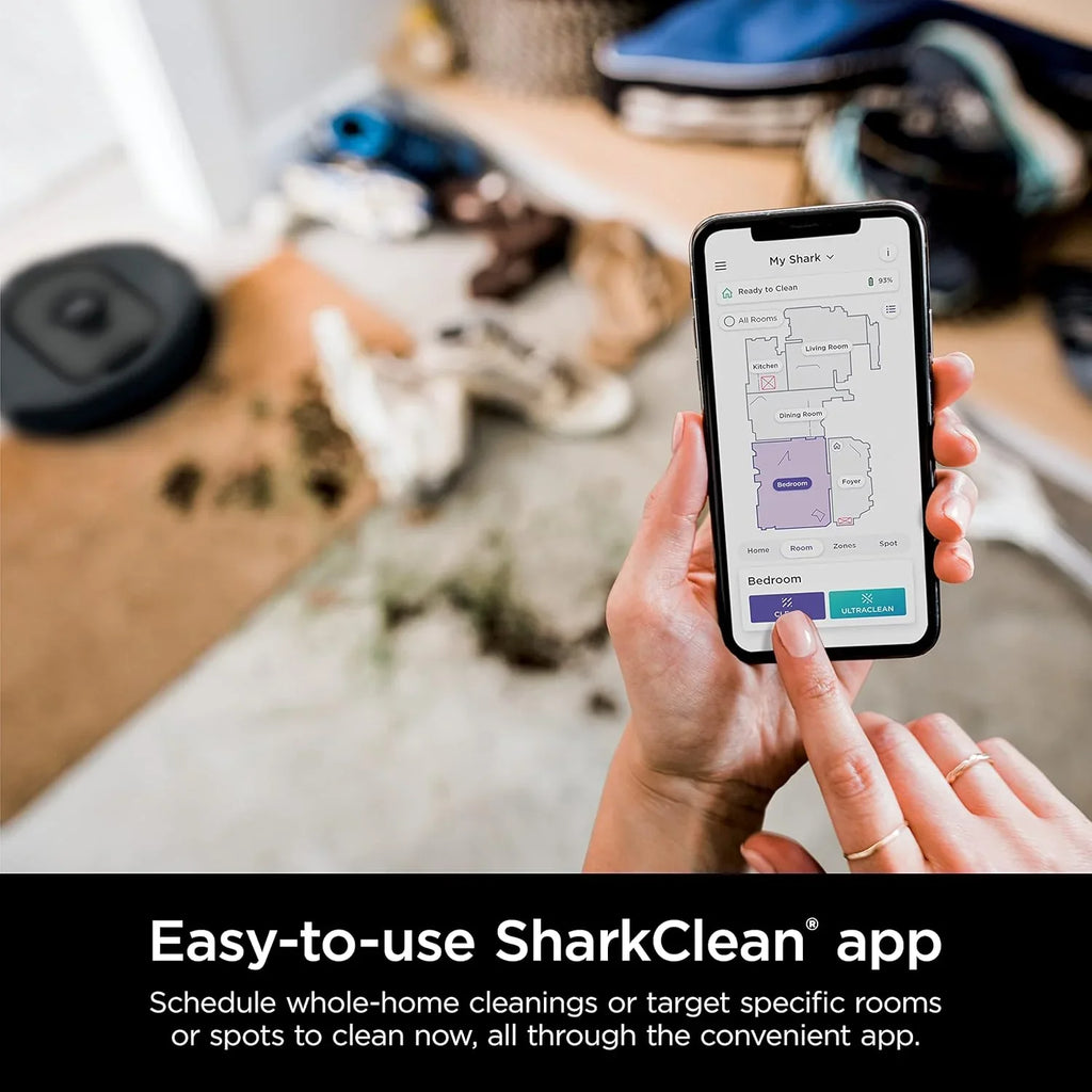 Aspirateur robot à commande vocale avec navigation Matrix Clean, cartographie de la maison, autonomie de 60 jours, base auto-vidante XL