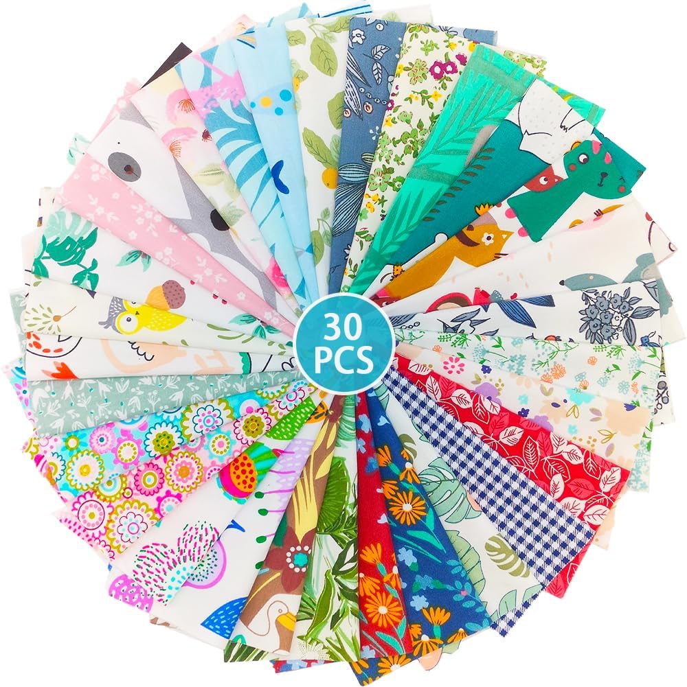 Tissu, 50 pcs/lot Top coton 8" x 8" (20 cm x 20 cm) patchwork carré pour la couture de l'artisanat de courtepointe, tissus artisanaux de fête à la maison bricolage couture de masques faciaux