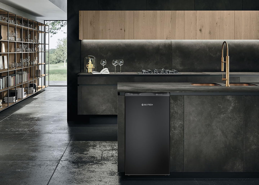 Réfrigérateur de table GEDTECH 85 L GTOP93BL avec compartiment congélateur - Classe E