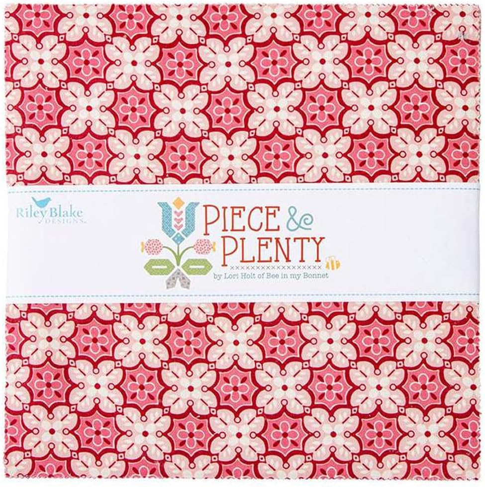 Lori Holt Piece & Plenty Empileur de 10 pouces 42 Gâteau étagé carré de 10 pouces