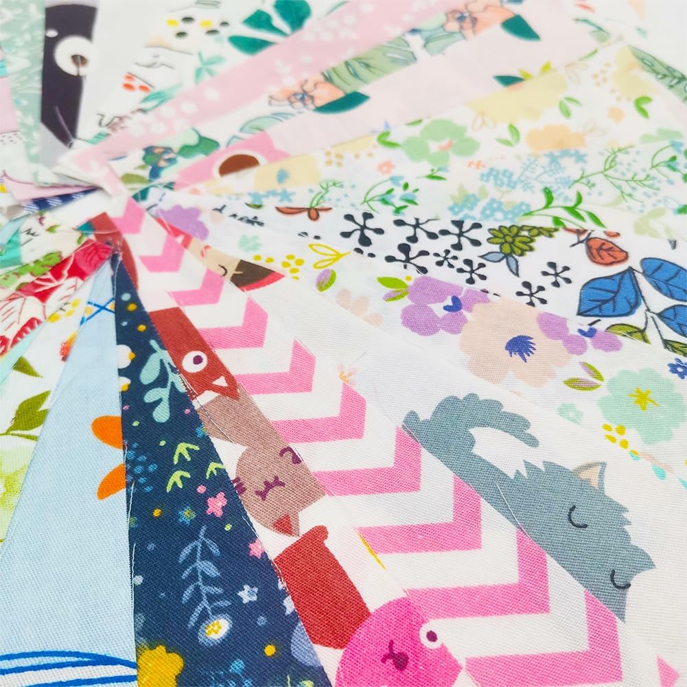 Tissu, 50 pcs/lot Top coton 8" x 8" (20 cm x 20 cm) patchwork carré pour la couture de l'artisanat de courtepointe, tissus artisanaux de fête à la maison bricolage couture de masques faciaux