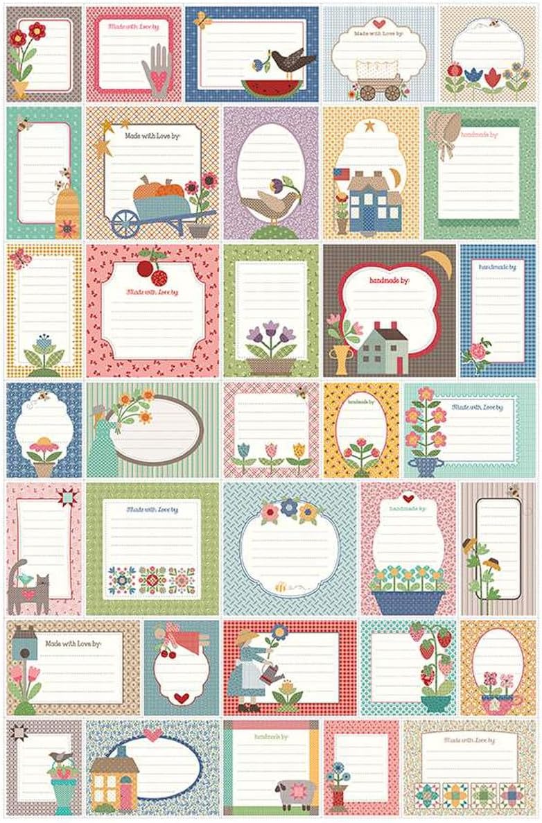 Riley Blake Home Town Fabric par Lori Holt de Bee in My Bonnet Premium Quilted Fabric