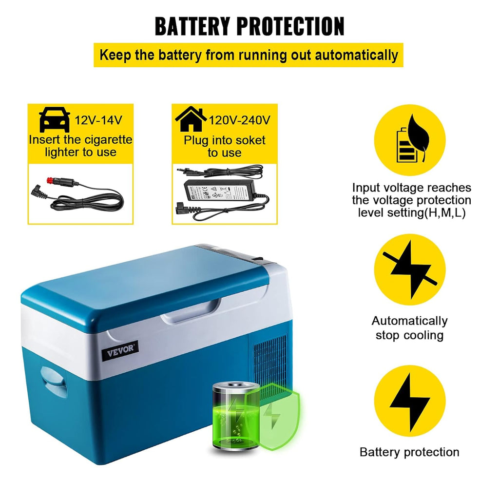 Réfrigérateur thermique portable 35L réfrigérateur de voiture réfrigérateur de voyage électrique portable pour voiture mini réfrigérateur pour voiture mini réfrigérateur pour boissons avec écran LCD