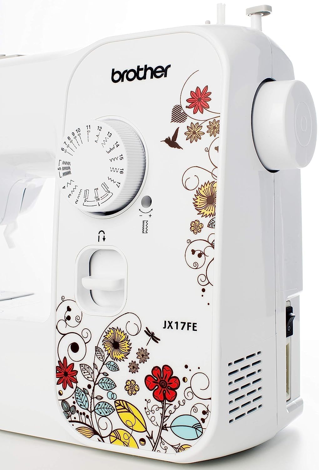 Brother JX17FE Machine à coudre électrique portable pour débutant 17 points