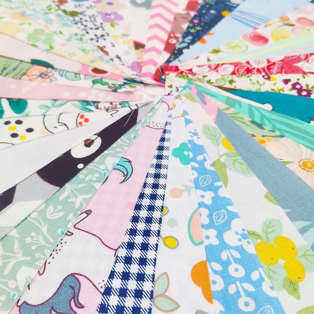 Tissu, 50 pcs/lot Top coton 8" x 8" (20 cm x 20 cm) patchwork carré pour la couture de l'artisanat de courtepointe, tissus artisanaux de fête à la maison bricolage couture de masques faciaux