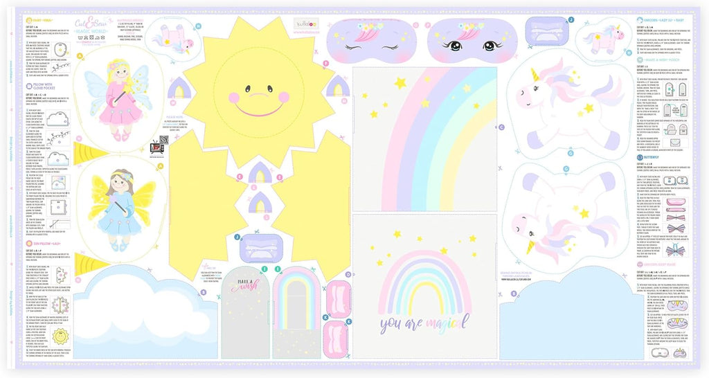 kullaloo - Kits de couture pour enfants et débutants - Kits de poupées de chiffon DIY