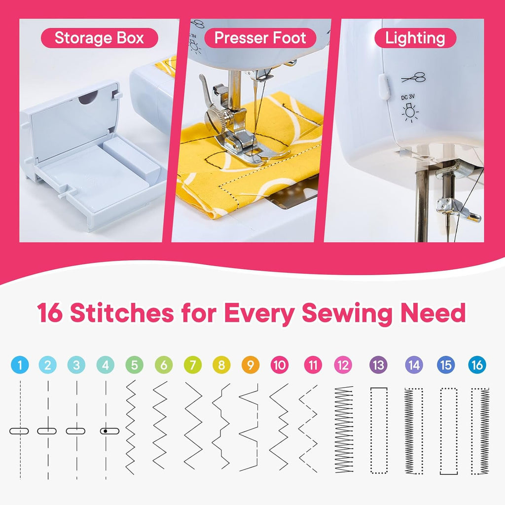 Machine à coudre portable pour débutant