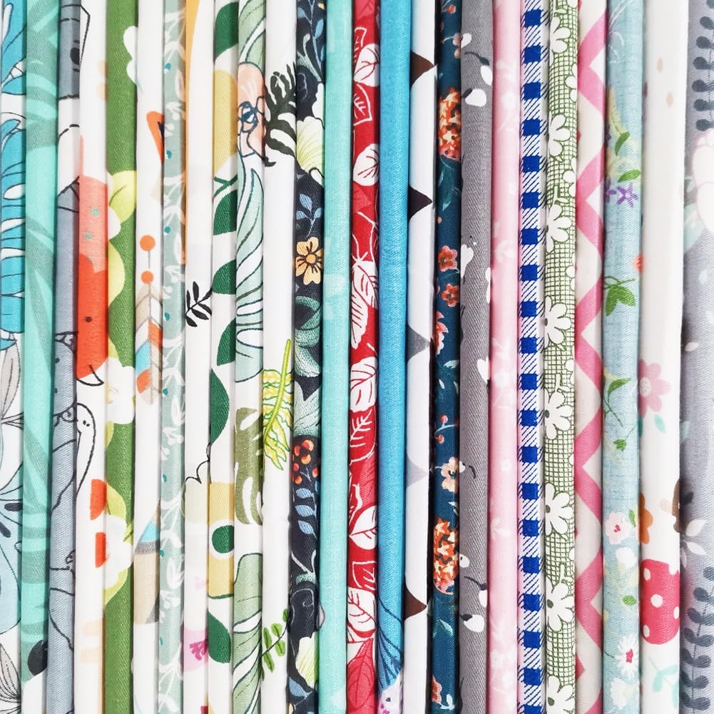 Tissu, 50 pcs/lot Top coton 8" x 8" (20 cm x 20 cm) patchwork carré pour la couture de l'artisanat de courtepointe, tissus artisanaux de fête à la maison bricolage couture de masques faciaux