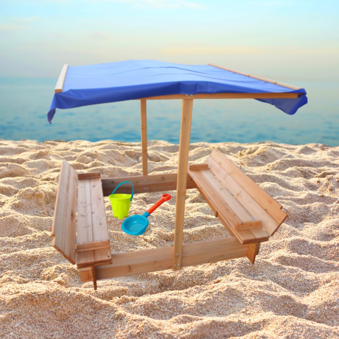 Place du Marché Bac à sable Aire de jeux pour enfants Jardin junior Patio Bois