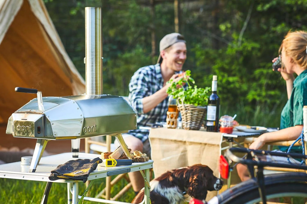 Four à pizza multi-combustibles Ooni Karu 12 pour bois/gaz/charbon de bois/pizzas cuites en 60 secondes Chrono Pizza Gas pour une pizza authentique cuite sur pierre Four à pizza Ooni à gaz