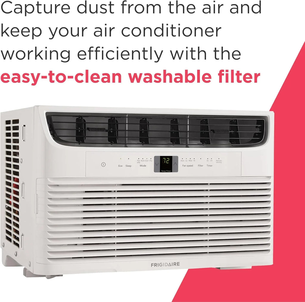 Climatiseur de fenêtre Frigidaire 5 000 BTU avec télécommande, refroidit jusqu'à 150 pi², fonctionnement silencieux