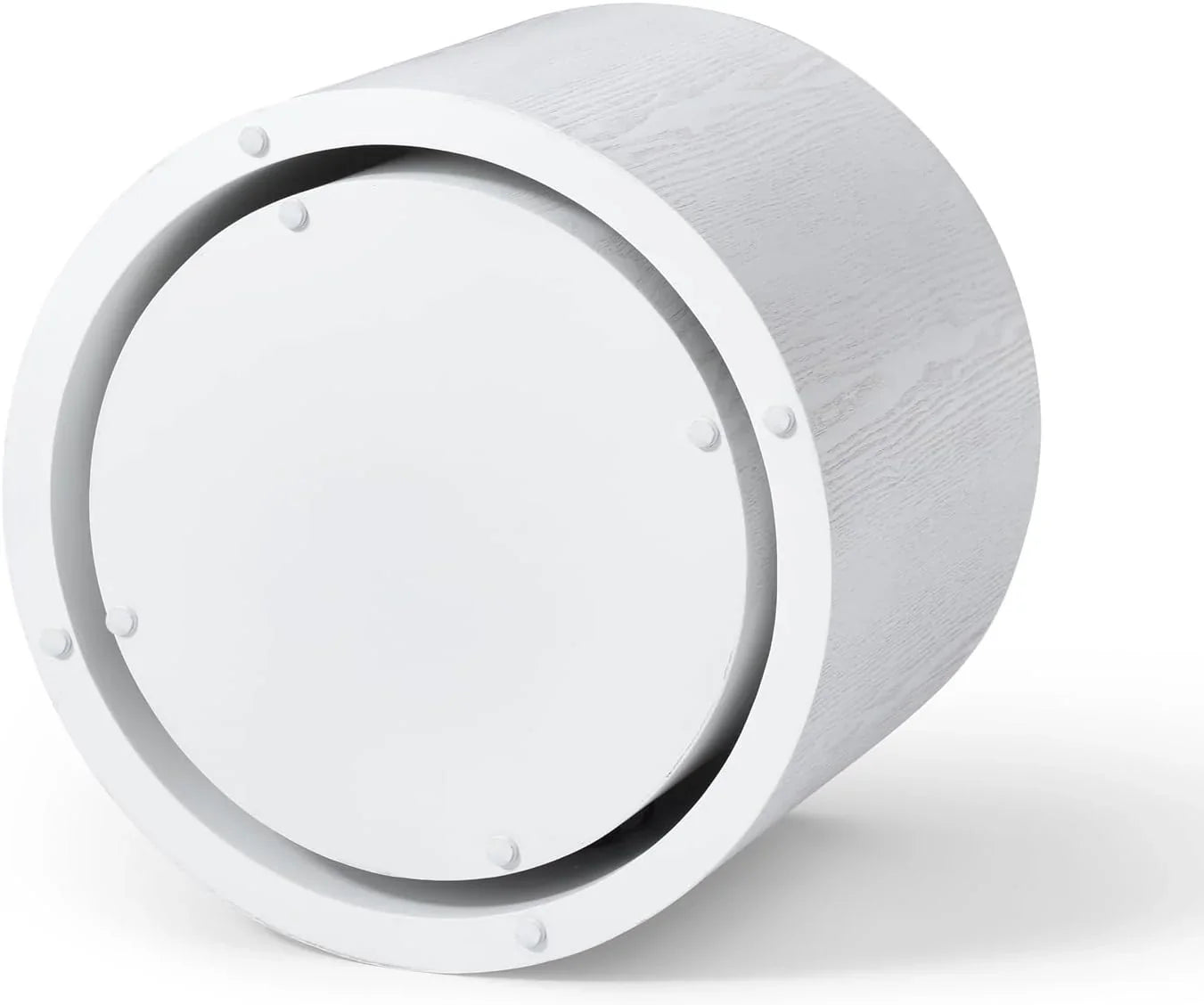 Lot de 2 tables basses gigognes, table basse ronde moderne avec pieds antidérapants, tables d'appoint circulaires en bois de noyer