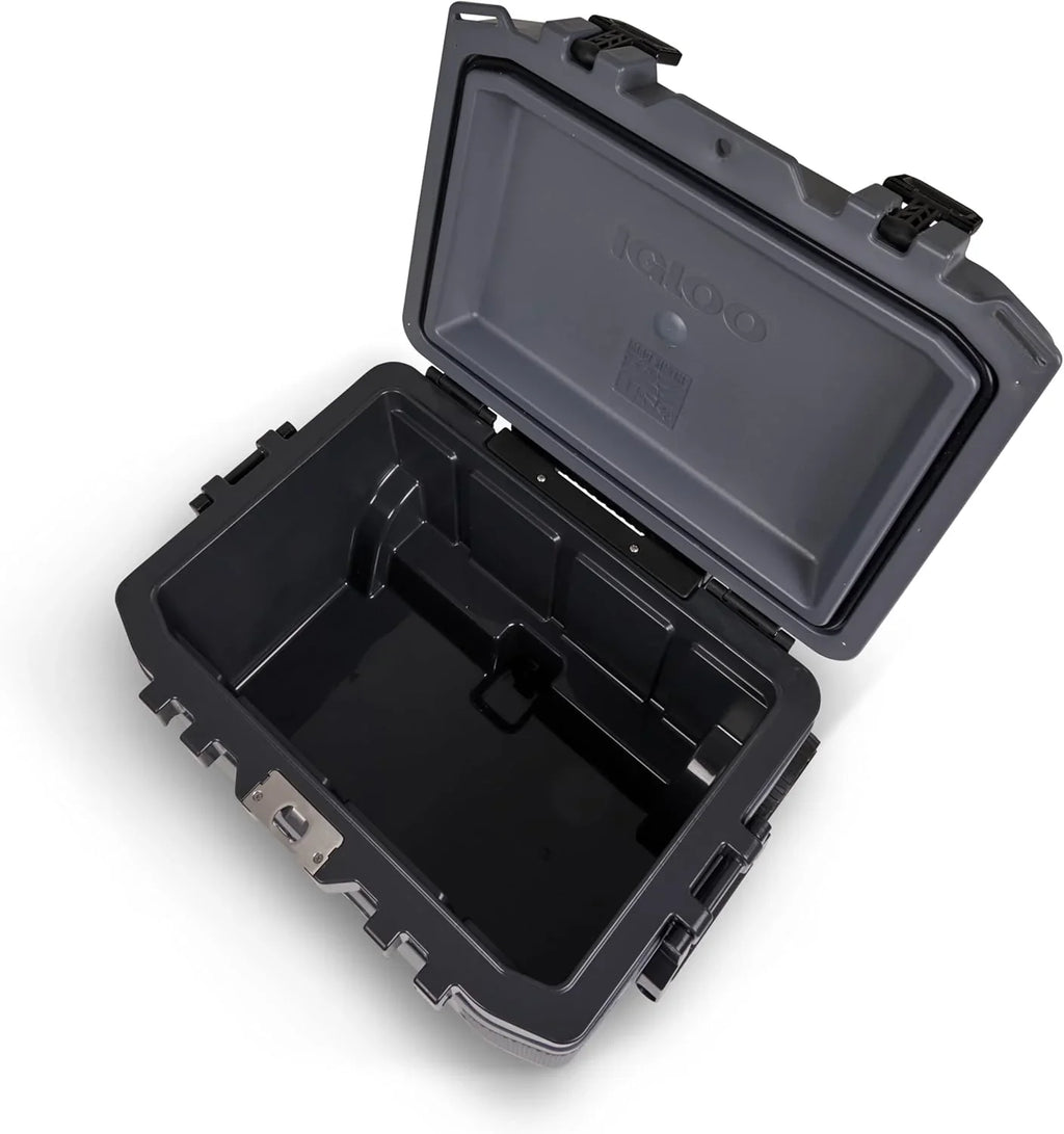 Glacière à roulettes Igloo 52 pintes, glacière rigide isolée