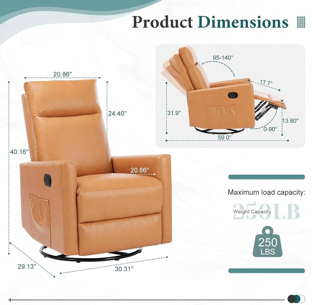 Adult recliner, living room massage recliner, adjustable home theater chair single sofa