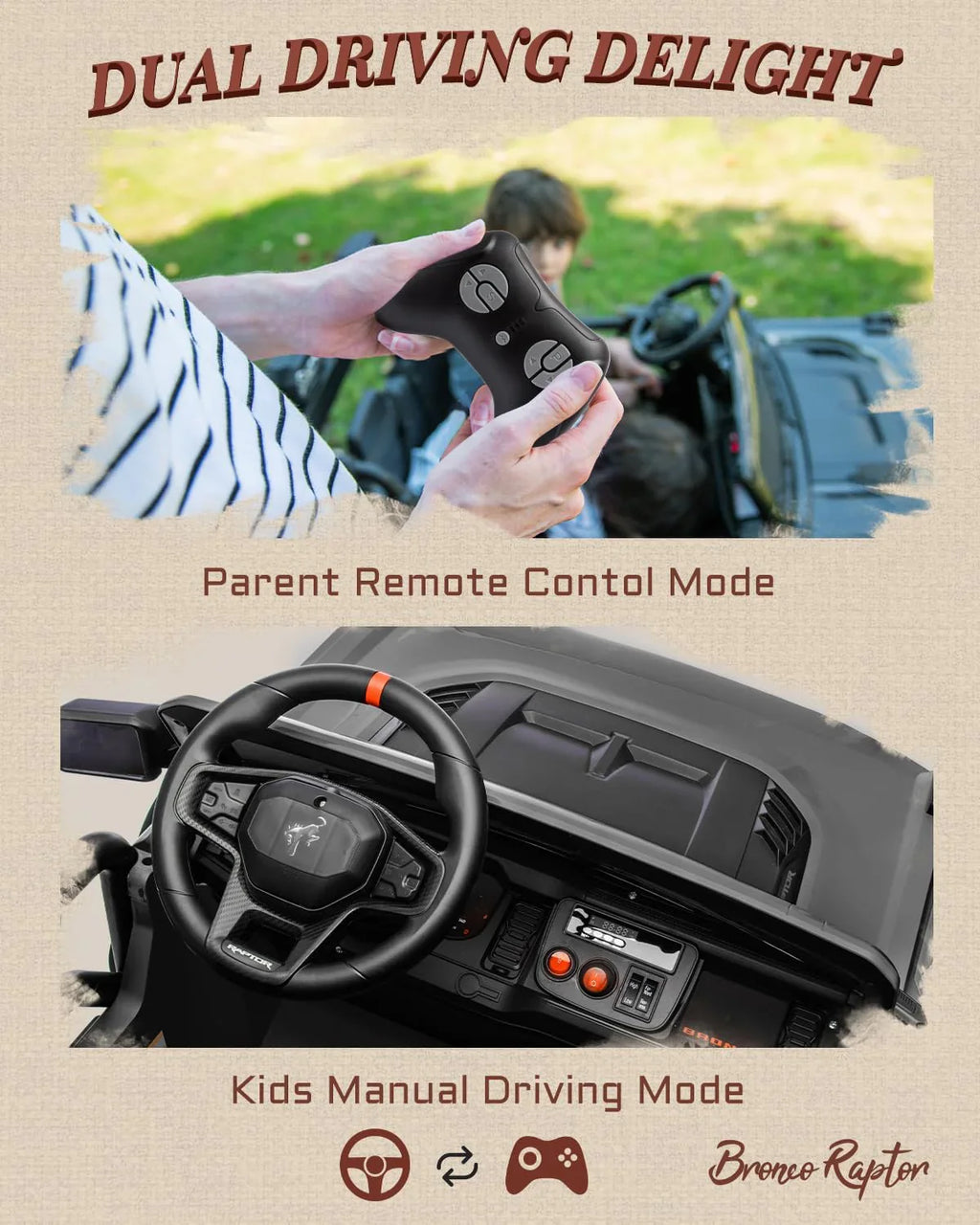 Camion rose pour enfants – Voiture électrique à piles