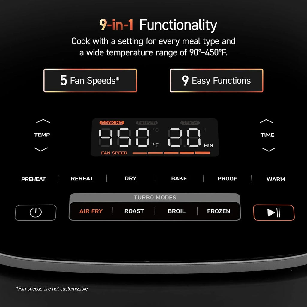 Autocuiseur COSORI 6 pintes, appareil de cuisine multifonction instantané 9 en 1, conception de ventilation plus sûre, cuiseur à riz, marmite à cuisson lente, sous vide, sauteuse, 1100 W, acier inoxydable