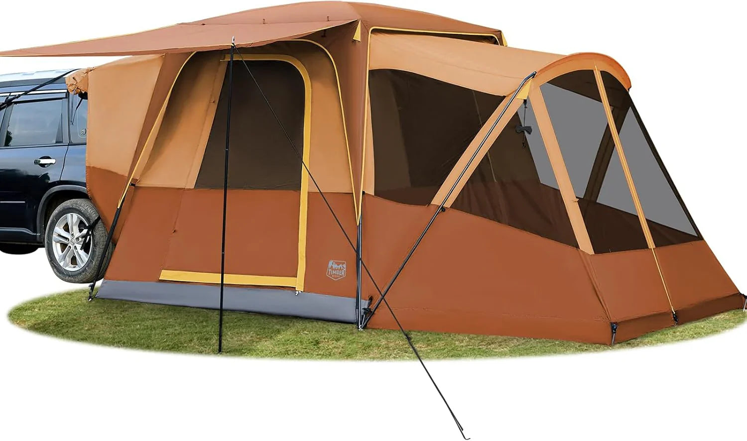 Tente SUV Timber Ridge 5 à 9 personnes avec porche et auvent pour camping familial