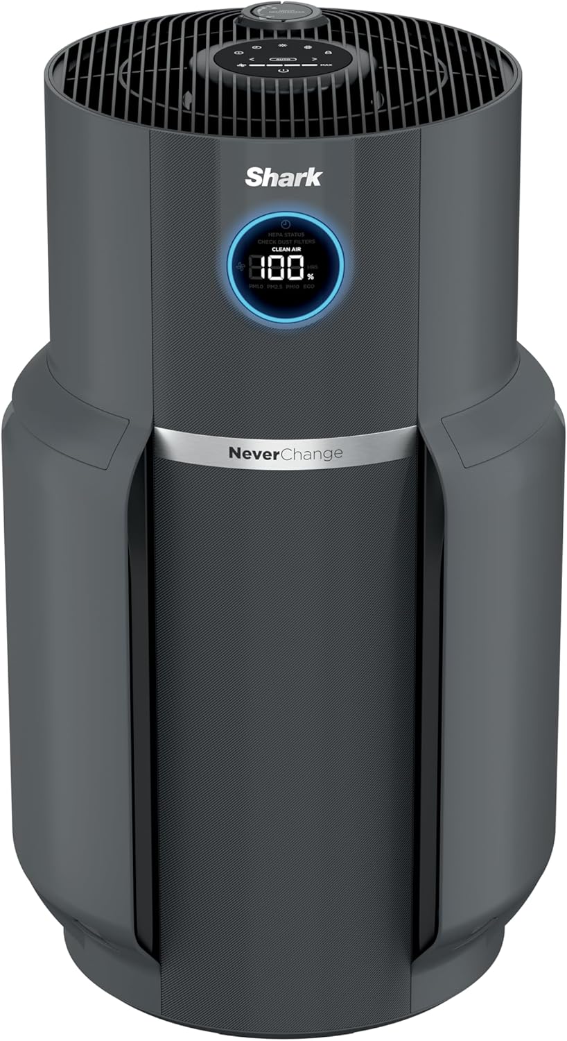 Purificateur d'air Compact Pro avec filtration HEPA longue durée, pour squames d'animaux, poussière, fumée, allergènes, jusqu'à 250 pi².