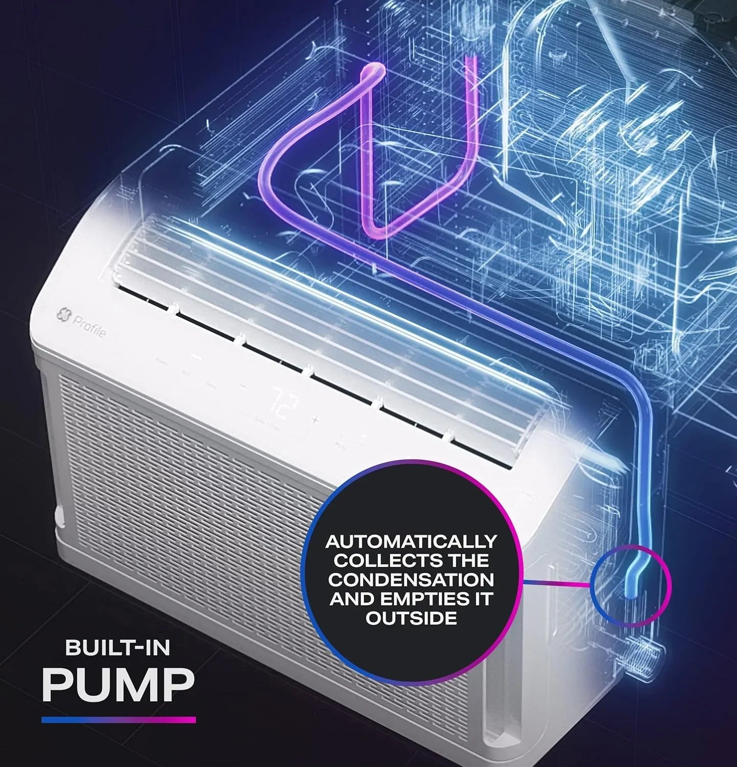 Climatiseur Clearview PHNT10CC 10 300, technologie Inverter, ultra silencieux, pièces moyennes jusqu'à 450 pi²