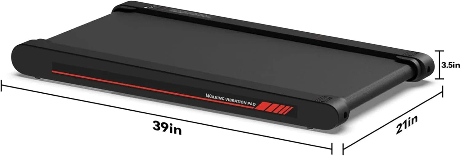 Tapis de course vibrant Sperax (avec application) 3 en 1 sous le bureau, tapis de course silencieux de 2,5 CV (avec télécommande), tapis de course portable pour la maison et le bureau