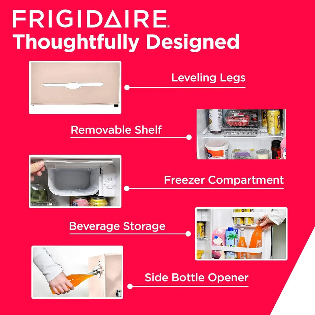 Réfrigérateur compact rétro Frigidaire EFR176 avec congélateur