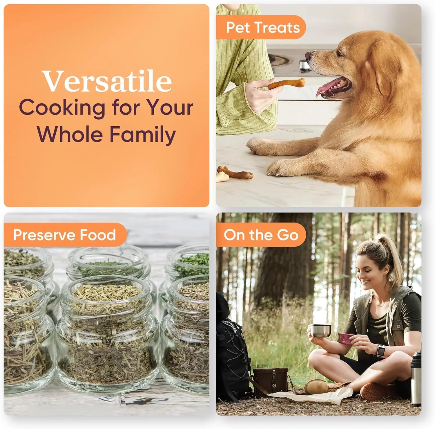 Déshydrateur alimentaire COSORI, plus grand que 7 plateaux avec un grand espace de séchage de 6,5 pouces, puissance de 600 W, gain de temps supérieur à 480 W, déshydrateur à 74 °C