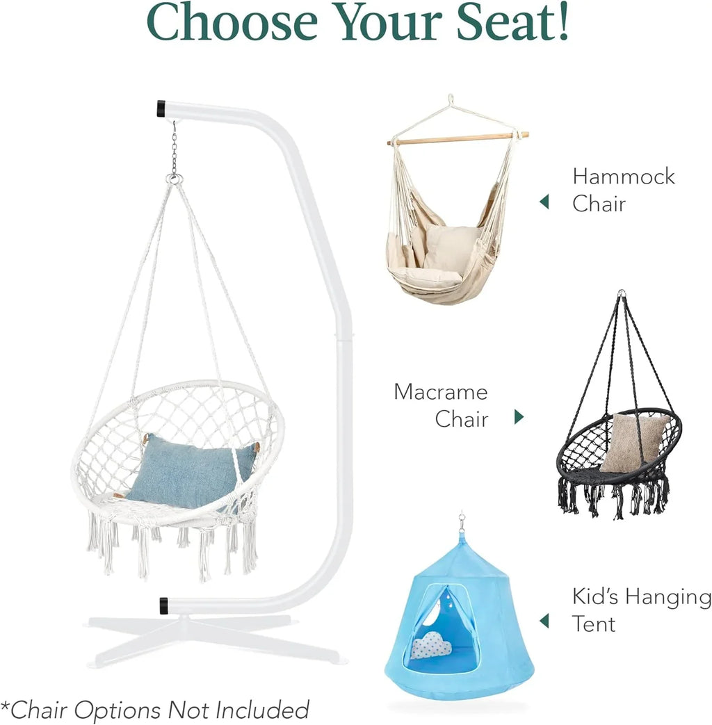 Support en C pour hamac en métal Best Choice Products