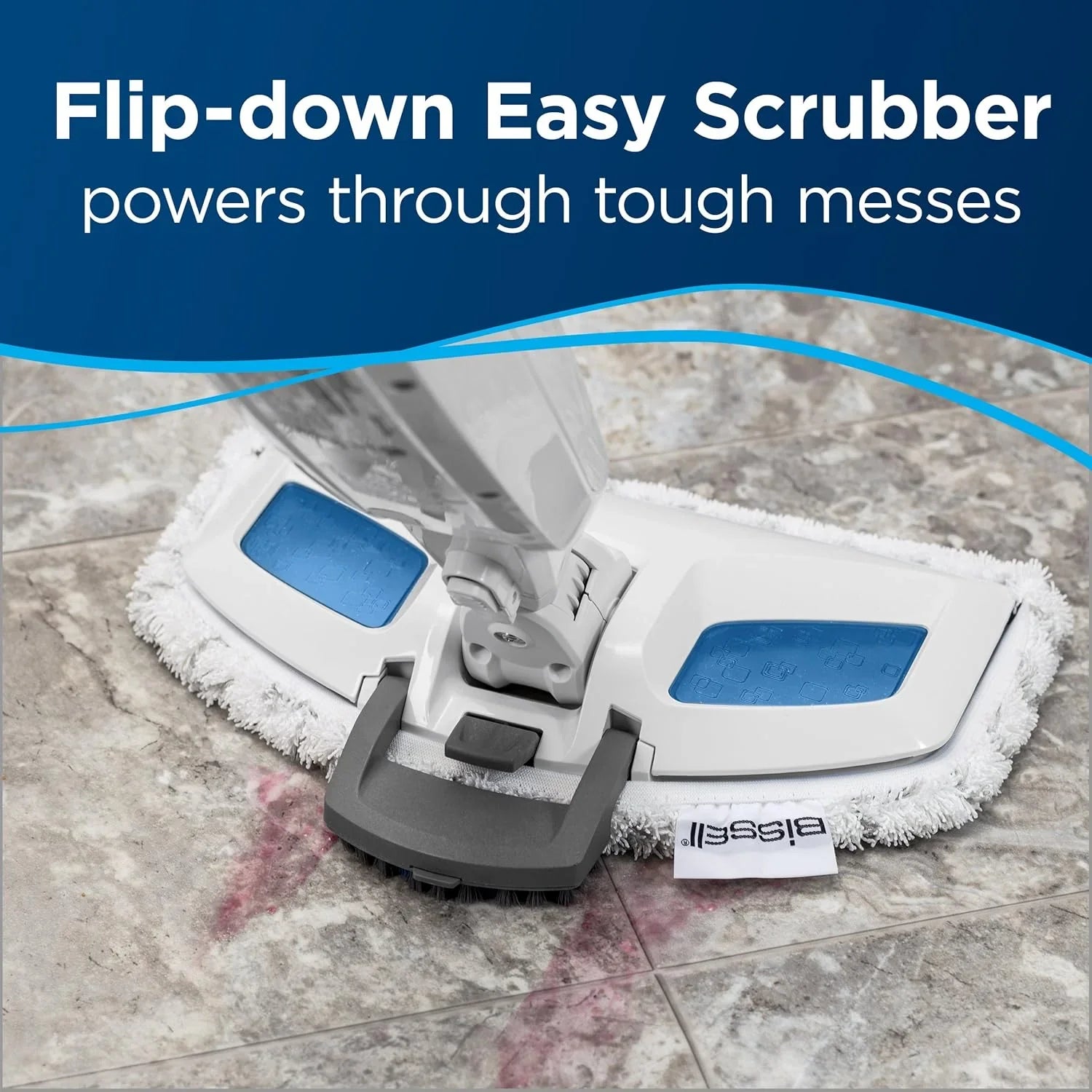 Balai vapeur puissant 1940A, désinfectant naturel, nettoyeur vapeur pour sols, carrelage et parquet avec brosse pliante