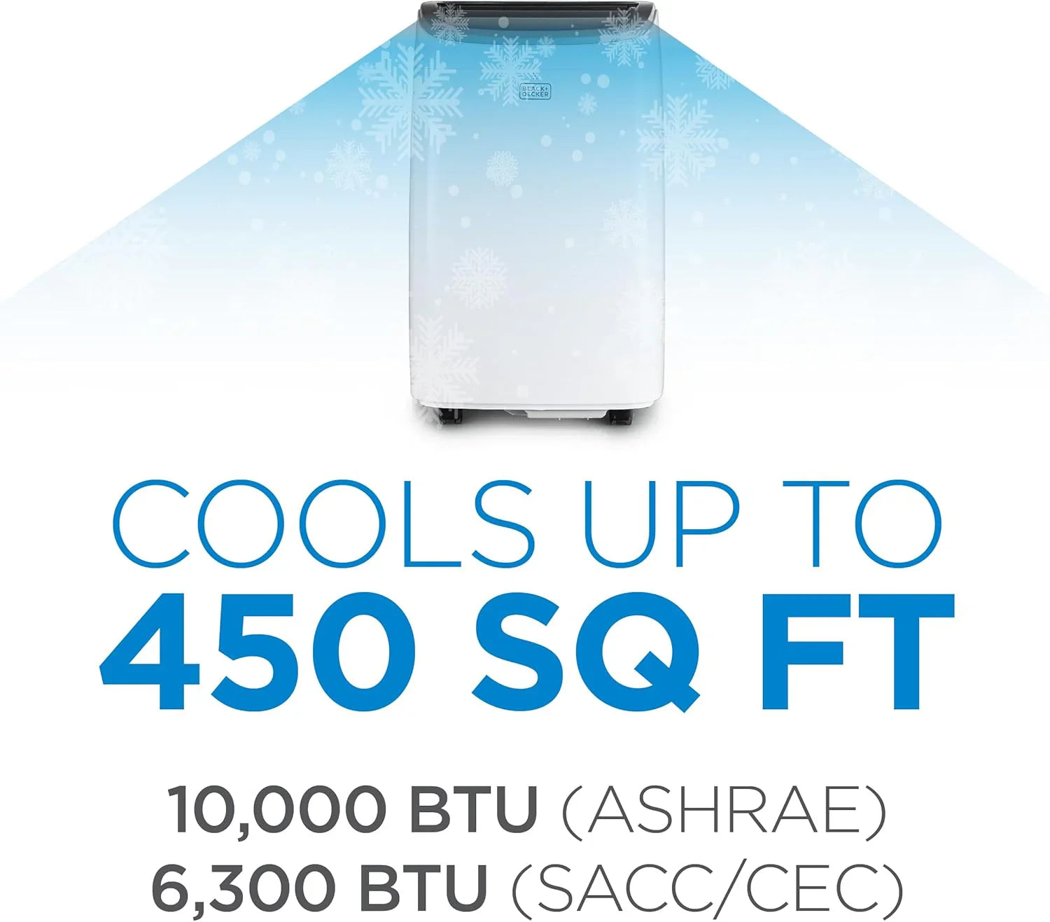 Climatiseur portatif BLACK+DECKER 8 000 BTU