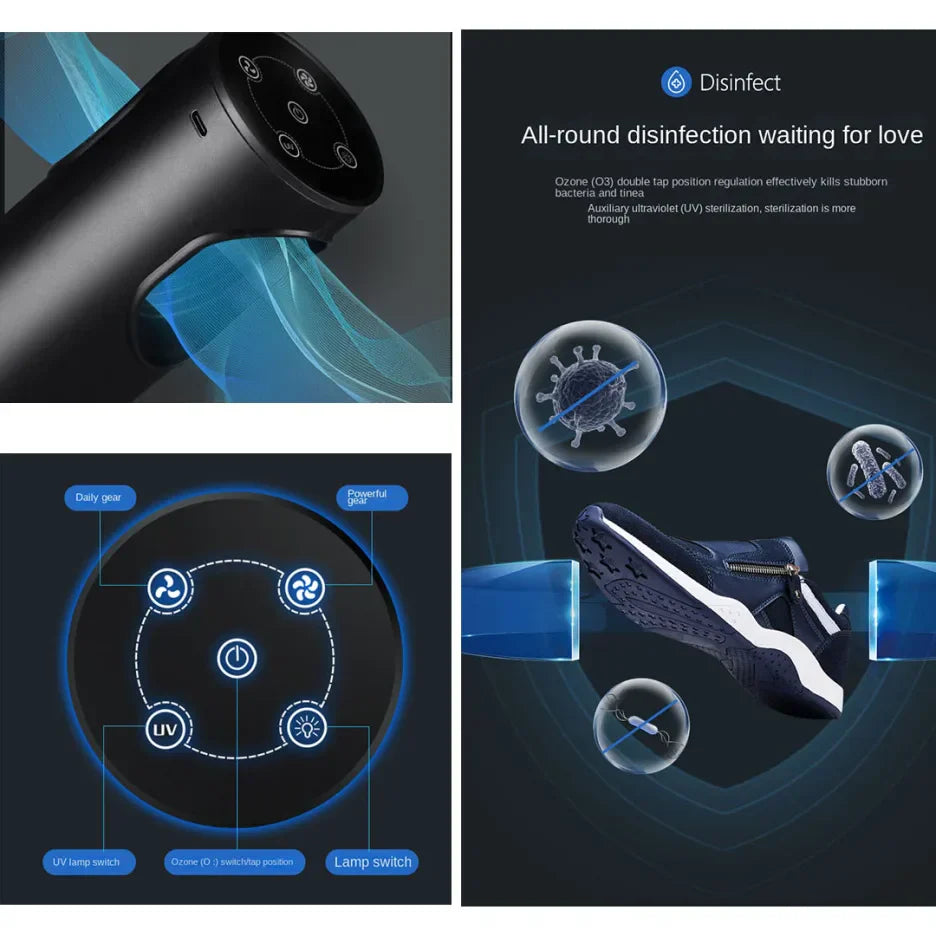 Armoire à chaussures rotative de désinfection multicouche de grande capacité