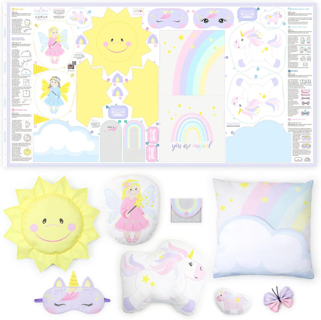 kullaloo Kit de couture en tissu pour débutant – Kit de loisirs créatifs pour filles et garçons