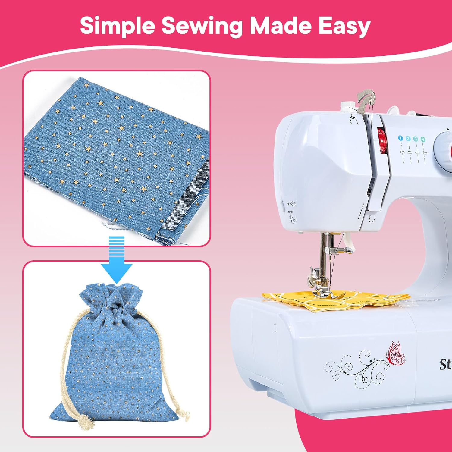 Machine à coudre portable pour débutant