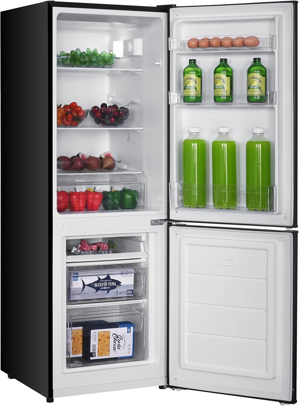 Réfrigérateur de table GEDTECH 85 L GTOP93BL avec compartiment congélateur - Classe E