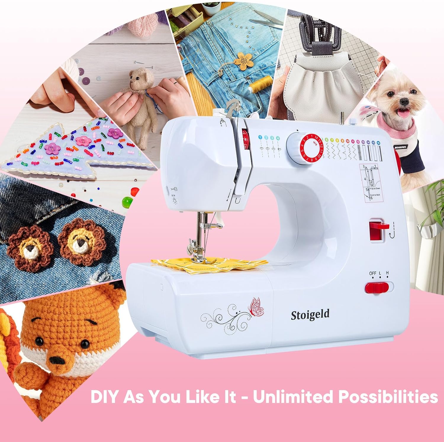 Machine à coudre portable pour débutant