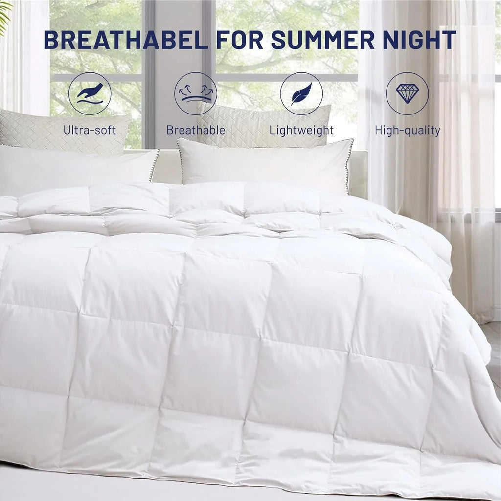 Couette en duvet de qualité supérieure avec design à cloisons 3D