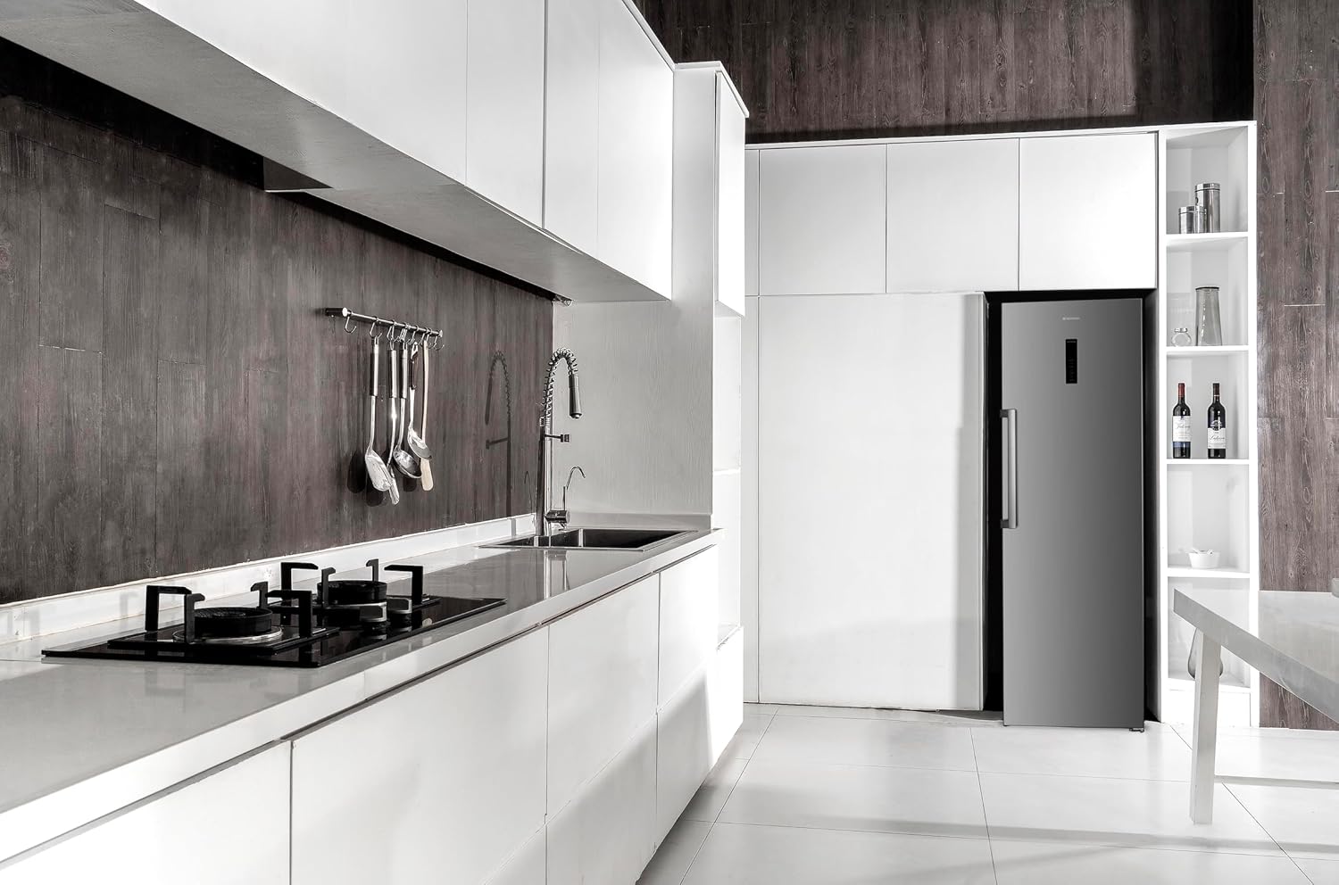 Réfrigérateur de table GEDTECH 85 L GTOP93BL avec compartiment congélateur - Classe E