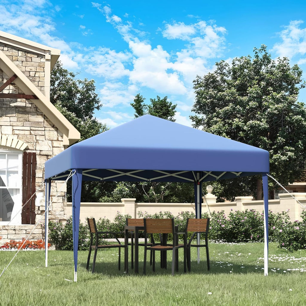 Gazebo pliant étanche JUMMICO, gazebo de jardin extérieur, gazebo pliant à hauteur réglable,