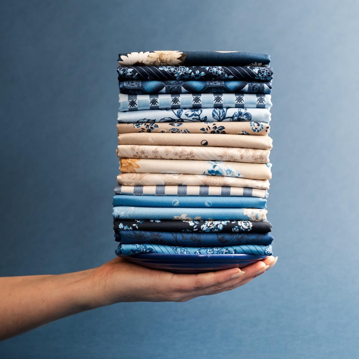 True Fabrics Tissu prédécoupé pour gâteau en couches carrés de 25,4 cm